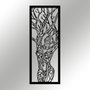 Wallity Vuslat Escultura de pared de metal Negro